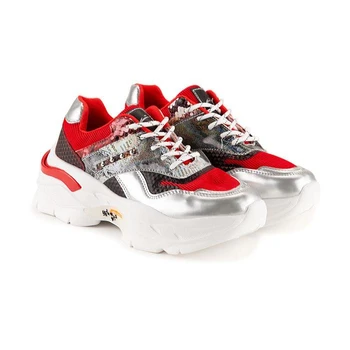 

Sneakers for women EX-tim, color red
