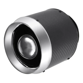 

New 3 Inch 76Mm Inlet/5 Inch Carbon Fiber Hi-Flow Air Filter for Cold Air/Short Ram Intakes