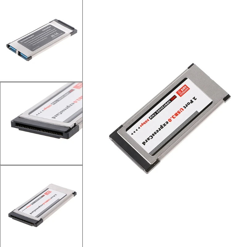 Description Picture 6 of itemPCI-E PCI Express To 2 Port USB 3.0 34 mm Expresscard Card Converter Adapter