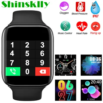 

Bluetooth Call Smart Watch Men 2020 Full Touch Smartwatch Blood Pressure Heart Rate Sport Fitness Tracker Watch Ip67 Waterproof