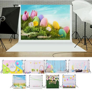 

Background for Baby Photos Party Portrait Photography Backdrops Photo Studio Props 1.5 * 2.1m/ 5 * 7ft Easter Theme Photography