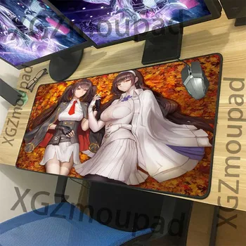 

XGZ Girls Frontline HD Custom Large Gaming Mouse Pad Precision Lock Edge Computer Table Mat Speed Non-slip for Lol Dota Gamer