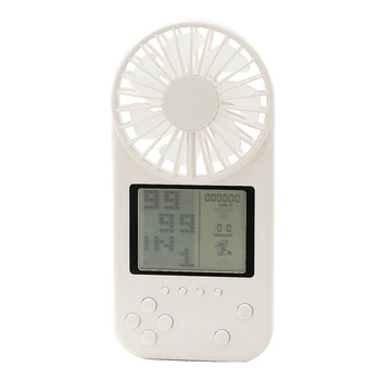 

Hot Mini Fan Game Console Children's Handheld Game Console Handheld Fan Game Console USB Hanging Neck Fan