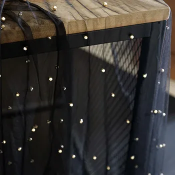 

Tobs Cake Stand Pearl tablecloth for cake table 145*100cm/300cm Starry universe style Background cloth home decorating accessory