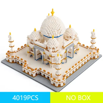 

4019 Pcs Diamond Mini Blocks World Famous Architecture Taj Mahal 3D Model Building Blocks Toys for Children Gifts Bricks Gifts