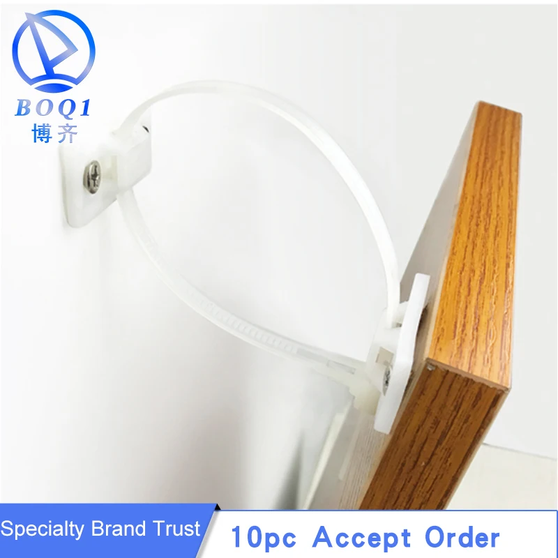 

10 Set Furniture Fixed Anti-dumping Nylon Lock Child Safety Lock Protection Baby Cabinet Wardrobe Clip Hardware Accessories