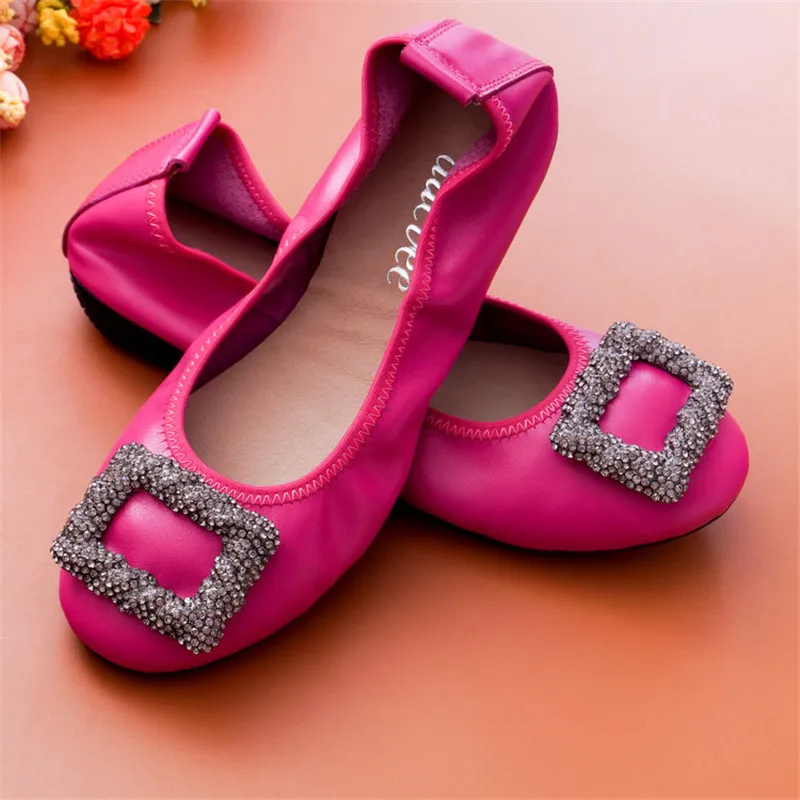 

AUCVEE Genuine Leather Flat Heel Single Shoes Fashion Ballet Flats Brand Mother Shoes Lady Soft Bottom Women Shoes Free Shipping