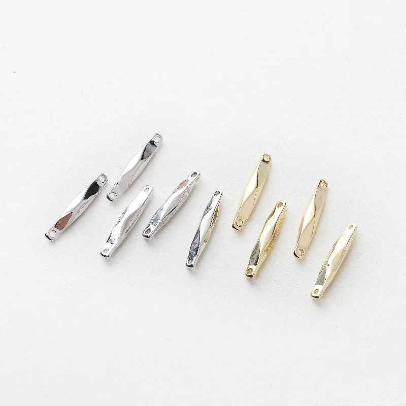 

Copper plated 18K true gold double hanging angle rod connecting rod diy earrings bracelet necklace connecting accessories