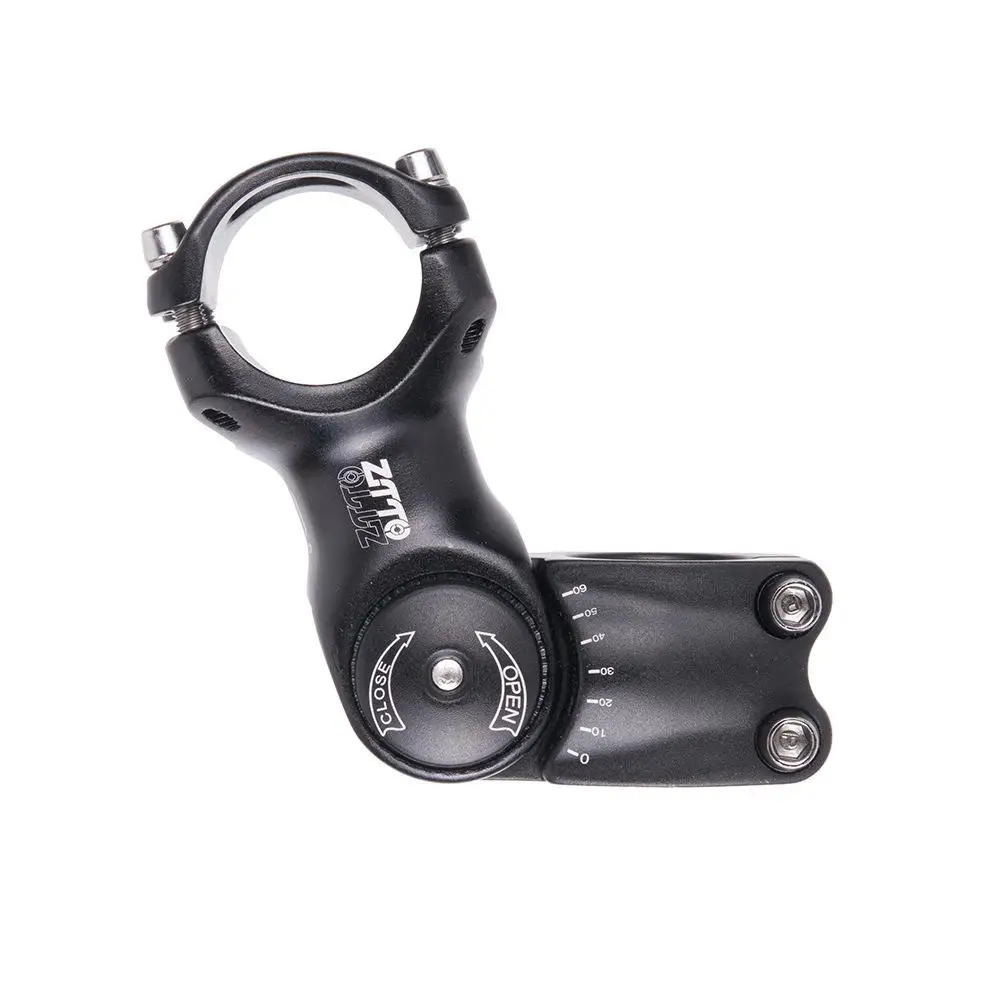 HiMISS Adjustable 25.4/31.8 Fiting Stem for XC MTB Mountain Road City Bike Bicycle Cycling Mountain Bike Adjustable Handle
