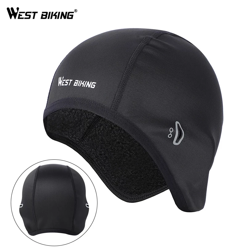 Зимняя спортивная шапка WEST BIKING s теплая ветрозащитная Мужская подкладка для
