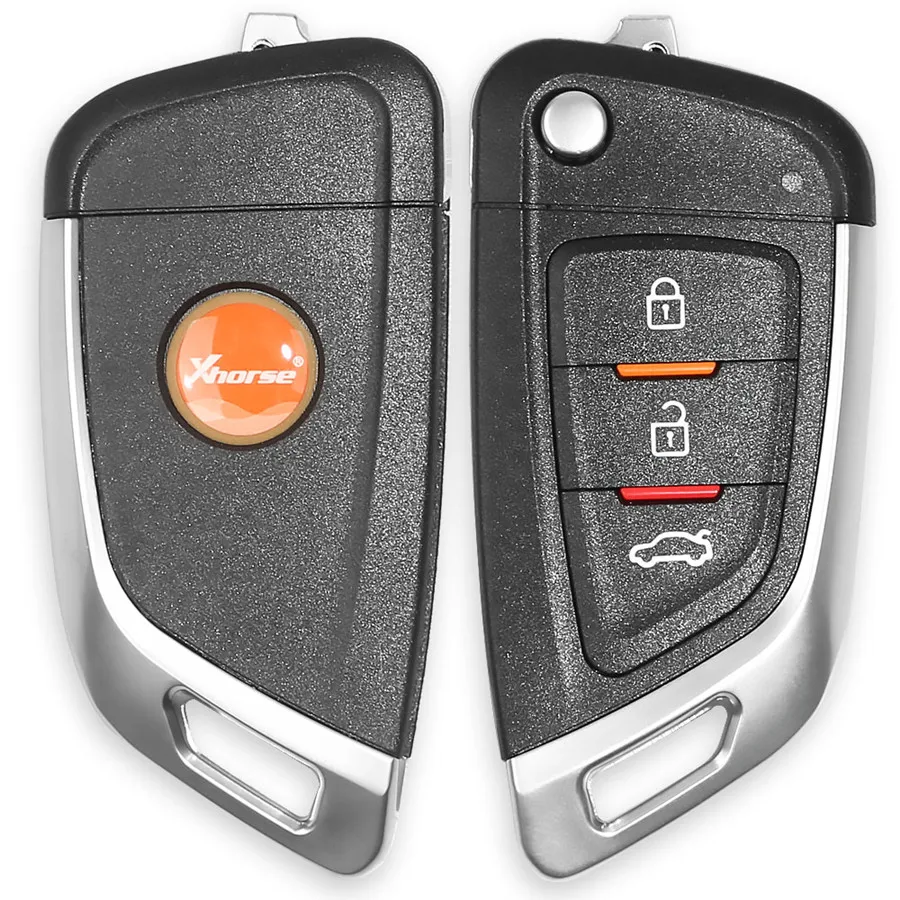 Универсальный дистанционный Автомобильный ключ Xhorse VVDI2 XKKF02EN с 3 кнопками 1 шт.| |