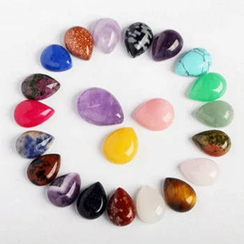 

10Pcs/Bag Healing Crystal Gemstones LARGE Reiki Chakra Tumbled Stones Semi Precious Stones Party Home Decor 10x14mm