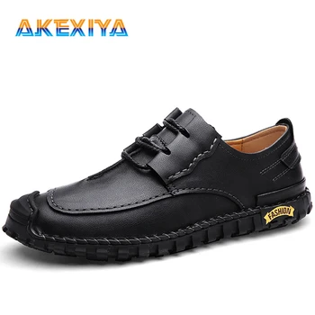 

Hot Sell Mens Casual Shoes 2020 New Leather Mens Style Shoes Fashion Male Office Footwear Loafers Comfortable Male Driving Shoes