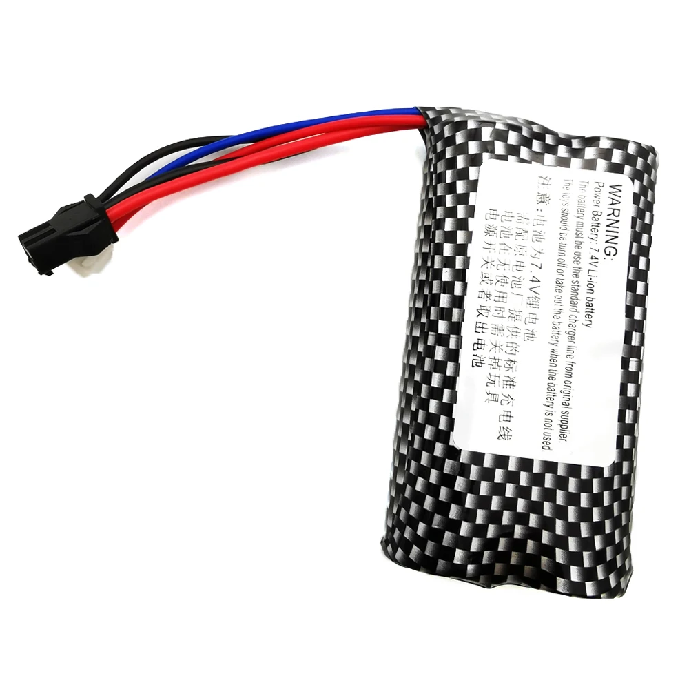 2PCS 7.4v 1000mah Lipo Battery For WPL B1 B16 B24 B36 C1 C24 C34 JJRC Q60 Q61 Q65 MN 90 RC Car Parts