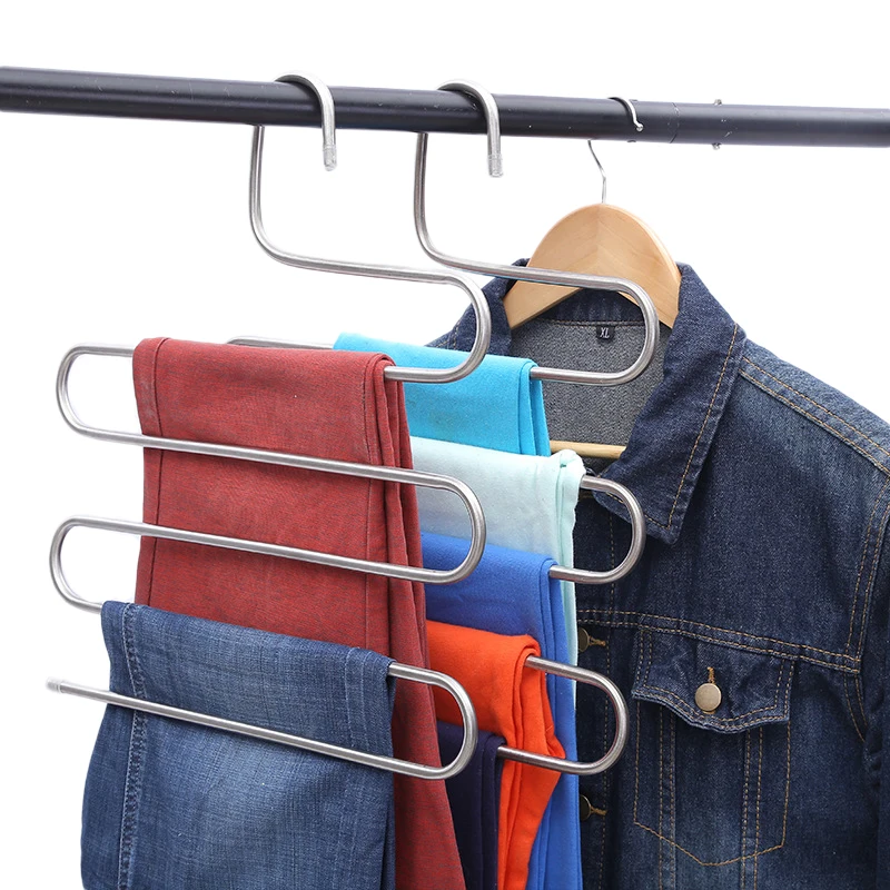Многослойная форма из нержавеющей стали вешалка для одежды держатель для хранения шкаф сушилка для белья стеллаж для хранения одежды
