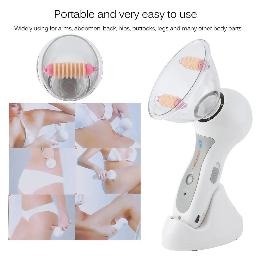 Body Vacuum Anti Cellulite Massage Roller Massaging Slimmer Device Fat Burner Therapy Treatment Loss Weight Tool 4