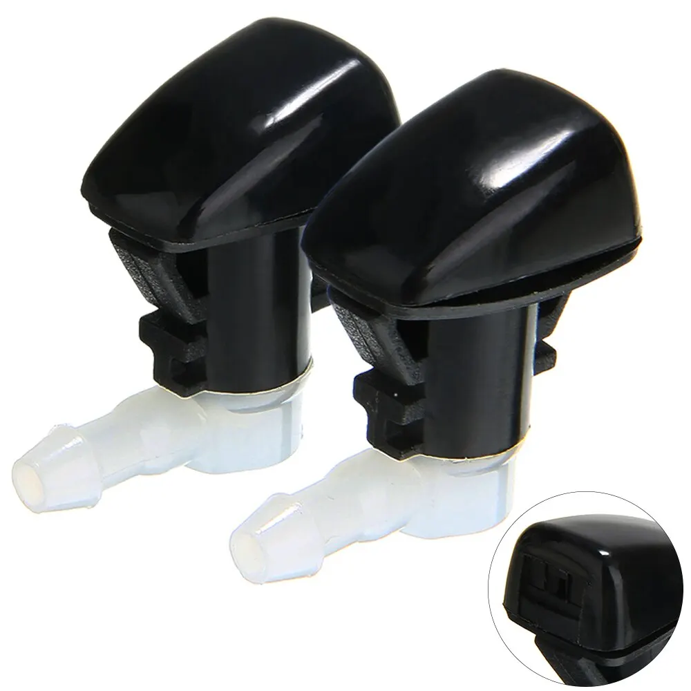 2Pcs Auto Car Windshield Washer Wiper Water Spray Nozzle Fit For Dodge Durango 2011-2019 Car Accessories
