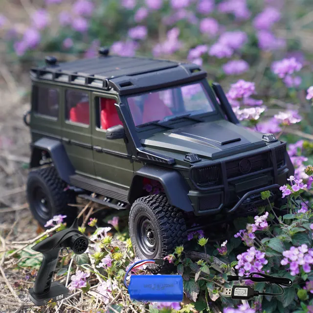 Full Scale MN86S 1/12 Scale RC Car Remote Control Crawler Vehicle with Rechargeable Batteries All Terrains Toy