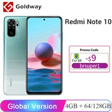 Global Version Xiaomi Redmi Note 10 4GB RAM 64GB / 128GB ROM Mobile Phone Snapdragon 678 6.43" AMOLED Display 48MP Quad Camera