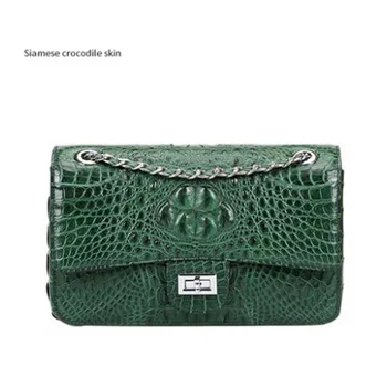 

moben Thai crocodile skin Cross-body bag women crocodile leather women bag new bags handbags one shoulder bag women chain bag