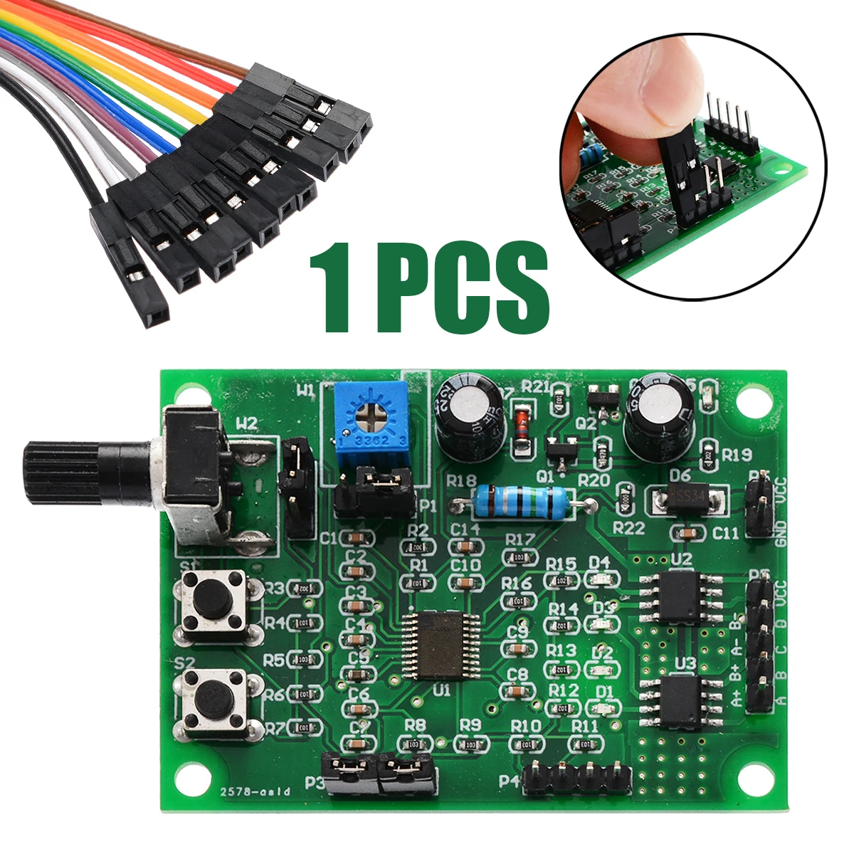 Mini Stepper Motor Driver DC 5V~12V 2Phase 4Phase Multifunctional DIY Stepper Motor Driver Board Speed Controller