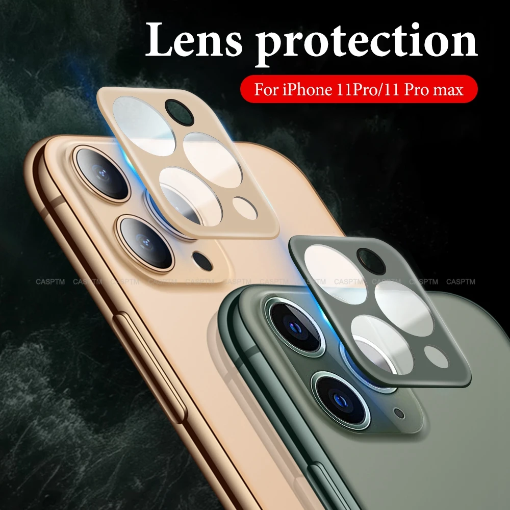 

9D Full Cover Camera Lens Cover For Apple iPhone 11 Pro Max Acrylic Back Camera Protector Len Cover For iPhone 11 2019 New Color