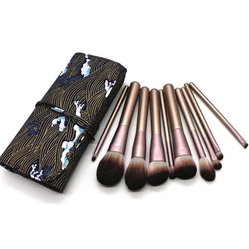 

10Pc Makeup Brush Set Eyeshadow Foundation Liquid Eyeliner Eyelash Lip Makeup Brush Cosmetic Beauty Tool Set