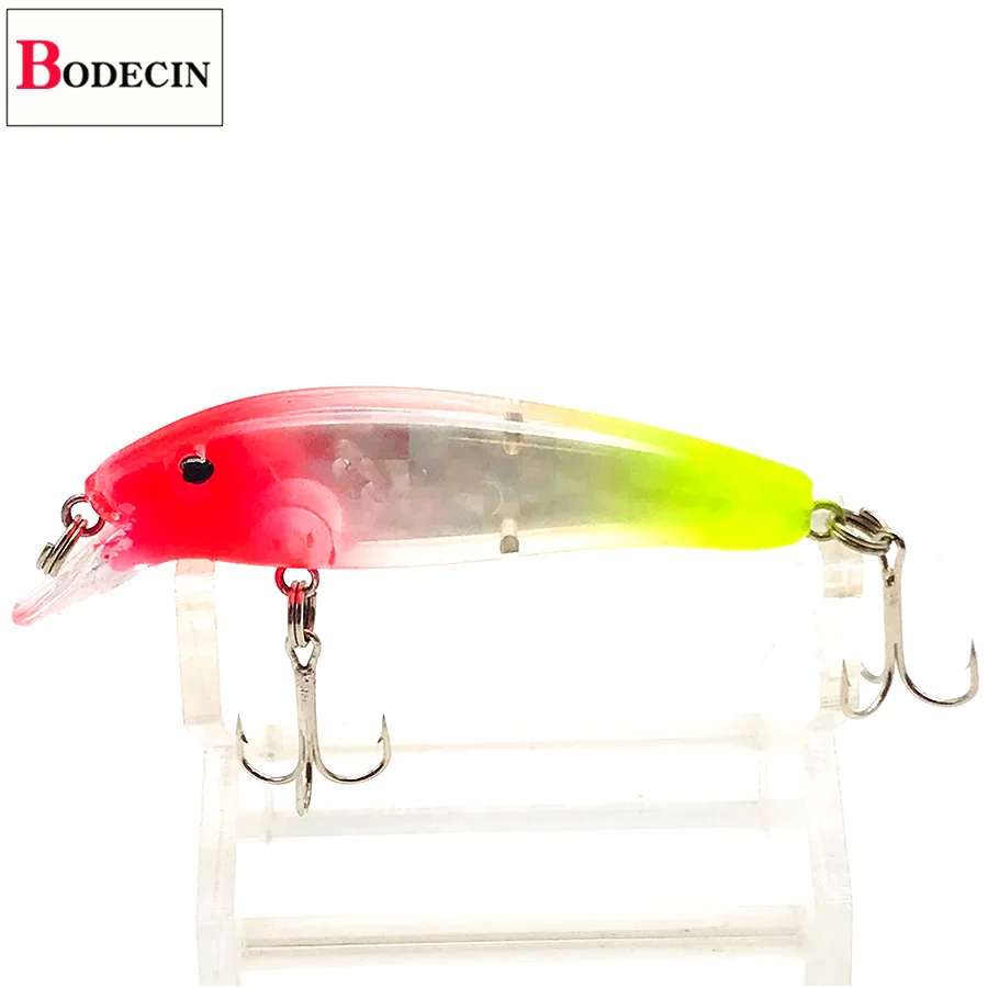 C4 6PCS Jerkbait гольян Topwater/Троллинг/поверхность/рыба приманка для рыболовной приманки/кренкбейт/Воблеры Искусственный/лазер/жесткий/бас/наживка для ловли Карпов - Цвет: C4 6PCS