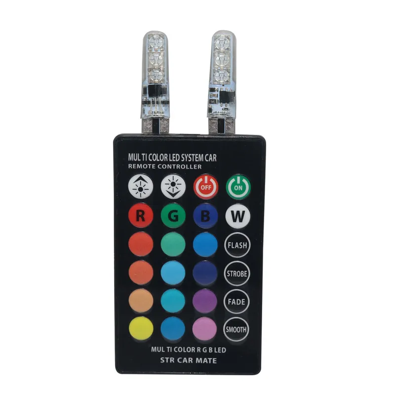 ڵ LED  T10 RGB Ʈ,   (͸ ), ܺ Ŭ, ʺ  , ڵ ʺ , 2 