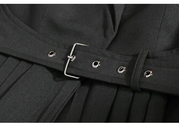 Женская мода с длинным рукавом элегантные костюмы Ruched v-образным вырезом черный блейзер однобортный Повседневный блейзер
