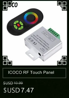 ICOCO 10 клавиш DIY Беспроводной RGB пульт дистанционного управления светодиодный цветной светильник с кабелем Одноцветный светильник SMD5630 SMD5050 SMD3528