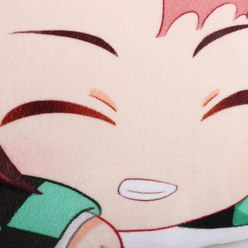 Аниме Demon Slayer: Kimetsu no Yaiba Kamado Tanjirou Nezuko Косплей короткая мягкая игрушка подушка набивная подушка для игрушек Рождественский подарок