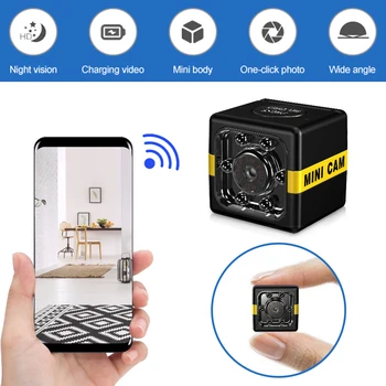 

1080P HD Mini Camera Smart Body Sensor Camera Wireless Camera Night Vision Infrared Camera Easy To Install Home Protection Cams