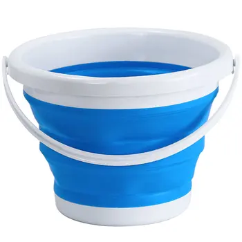 

3/5/10L Collapsible Bucket Multifunctional Folding Bucket for Hiking Fishing Outad Multi-Functional Eco-Friendly