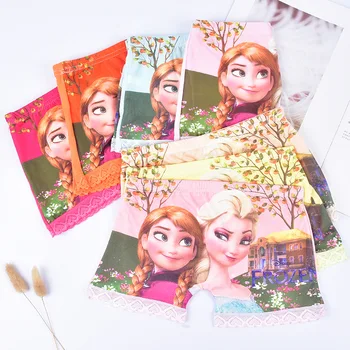 

4pcs Children Girls Cotton Panties Underwear Cartoon Silk Touch girls boxer Baby Briefs Toddler underwear Soft Panties For Girls