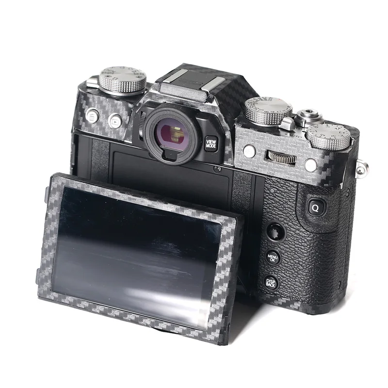 1-10 Набор для Fujifilm XT-30 Защитная пленка для камеры наклейки из углеродного волокна устойчивый к царапинам шероховатый клей отправка запасных наклеек