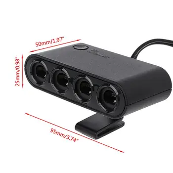 

High Quality 3 In 1 4 Ports GC Handle to Wiiu/PC/Switch Converter Adapter for PC Game GameCube GC Controllers Accessories R9UB