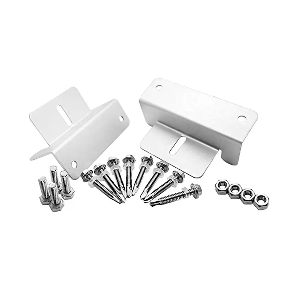 Suporte de Montagem Conjunto de Alumínio em Forma de z Suporte de Telhado Acessórios de Instalação Pçs de Metal Painel Solar Carvan Sistema 4 de z suporte de telhado carvan sistema