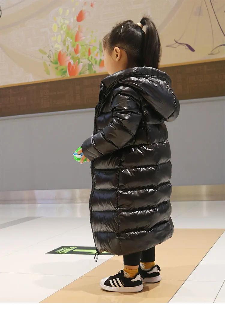Olekid/ г. Толстая теплая зимняя куртка для девочек Водонепроницаемая пуховая куртка для девочек, От 2 до 12 лет верхняя одежда для мальчиков, пальто Детская парка