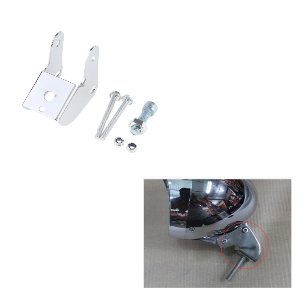 Motorcycle Headlight Mount Bracket Lamp Holder for Cafe Racer Chopper