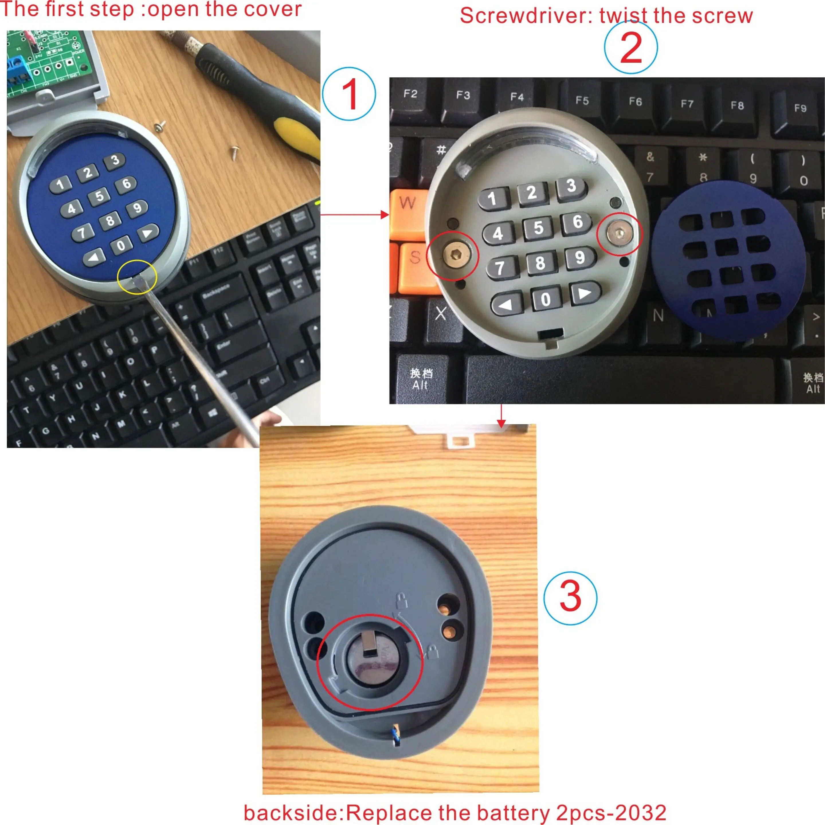 Fechadura da porta de controle acesso kit