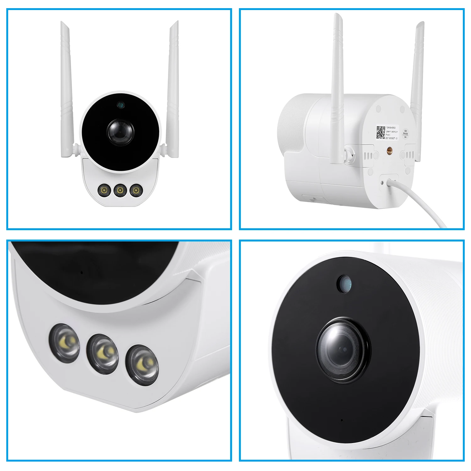3MP сетевая камера наблюдения wifi ip-камера для улицы IP66 водостойкость CCTV двойной светильник ИК датчик движения для домашней охраны