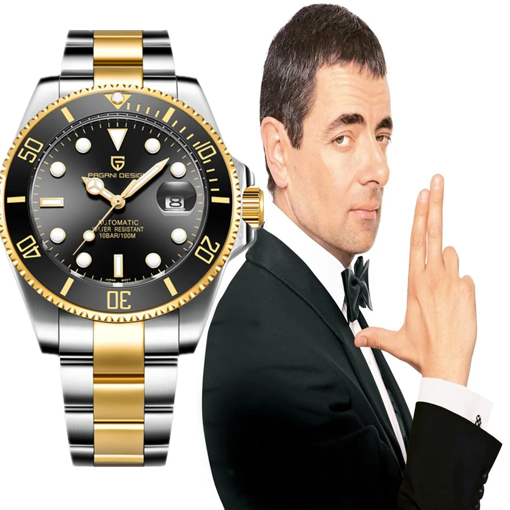 PAGANI Дизайн Брендовые Часы Бизнес Мода Спорт автоматические механические