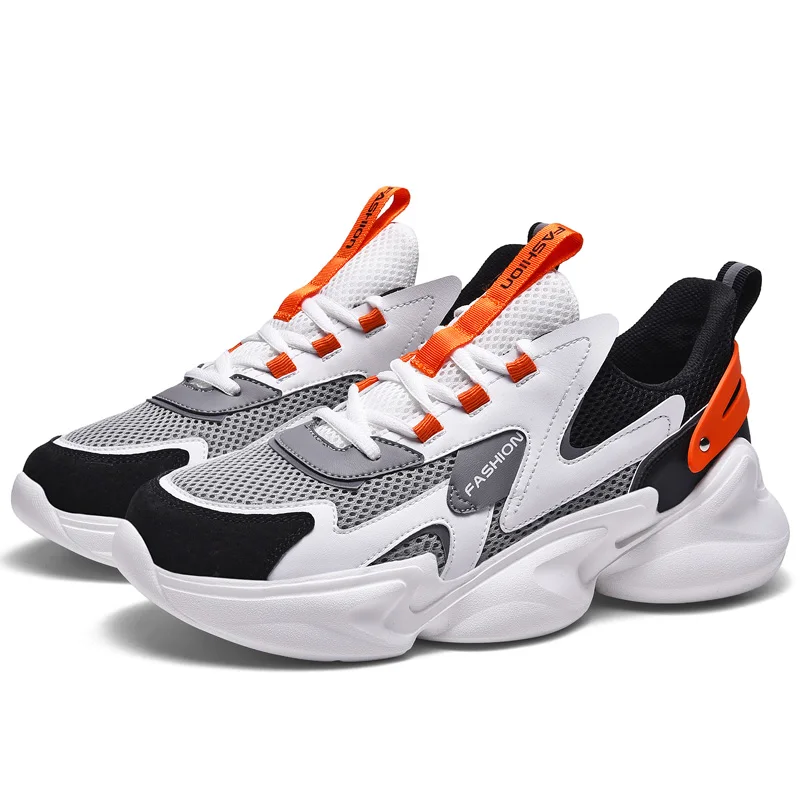 

2020 new trend men's shoes breathable shoes outdoor sports shoes sneakers lightweight comfortable shoes large size 39-46