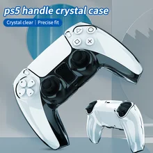 Crystal Shell Case For PS5 SONY Controller Soft ABS Protective Case Cover Skin For PS5 Gamepad Crystal Shell Case For PS5 SONY Controller Soft ABS Protective Case Cover Skin For PS5 Gamepad