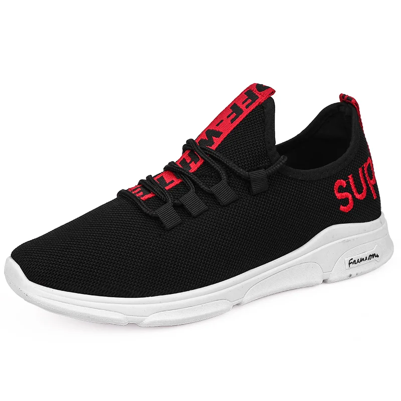 Профессиональная теннисная обувь, обувь для бадминтона, кожа из микрофибры, мужская спортивная обувь, кроссовки, размер 36-45 - Цвет: J8888 black red