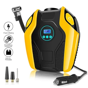 

12V 150PSI Car Mini Portable Air Compressor Electric Tire Inflator Pump Display for Car Motorcycle LED Light Tire Pump 20May5