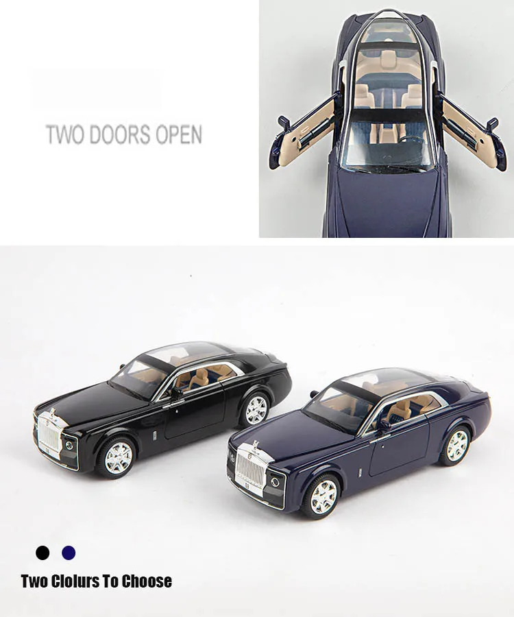 1/24 Diecasts& Toy Vehicles Rolls-Royce Sweptail модель автомобиля со звуком и светом коллекционная машинка игрушки для детей подарок brinquedos