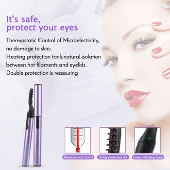 

Portable Electric Eyelash Curler Pen Heated Eyelash Curler Eye Lashes Curling Clip Eyelash Cosmetic Makeup Tools J9