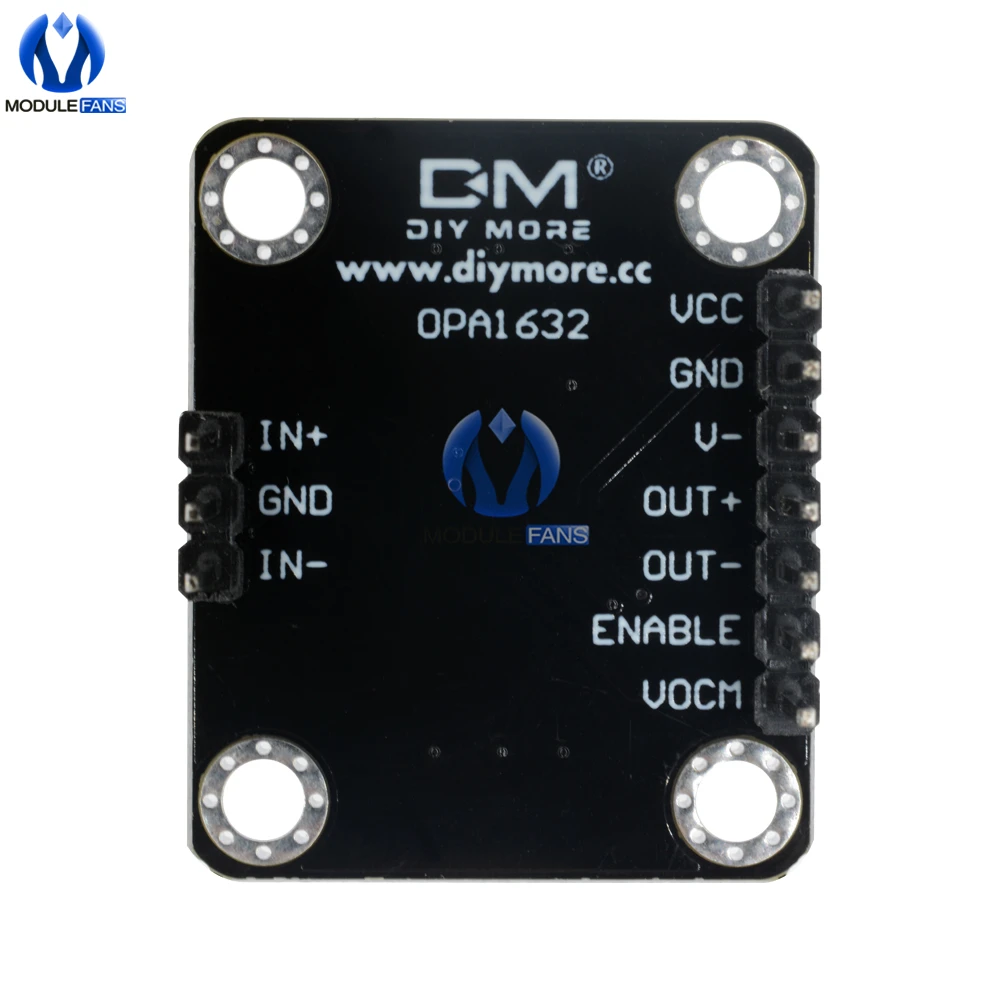 OPA1632 Voll-Differential Audio-leistungsverstärker Verstärker Bord ADC Fahrer Modul Minimiert Gemeinsame Modus Lärm Störungen – Detail 11